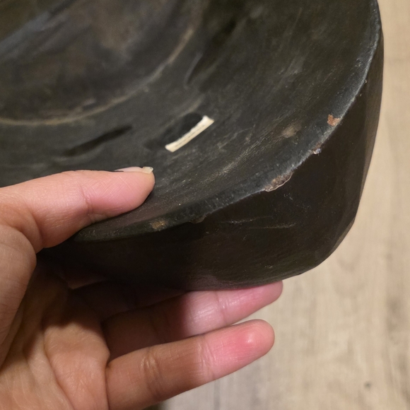 Handcrafted Brown Wooden Mask - Picture 6 of 8